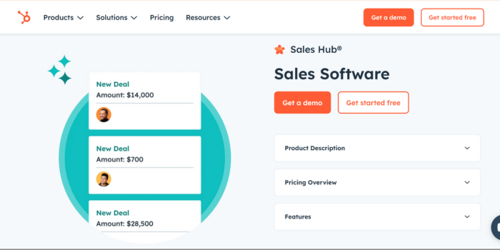 HubSpot Sales Hub | Saffron Edge
