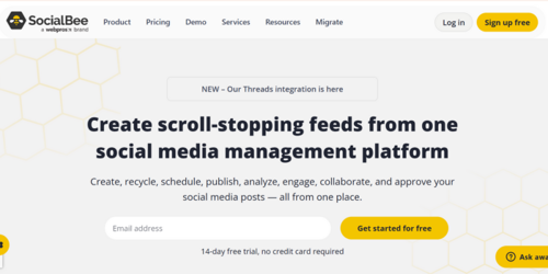 SocialBee | Saffron Edge